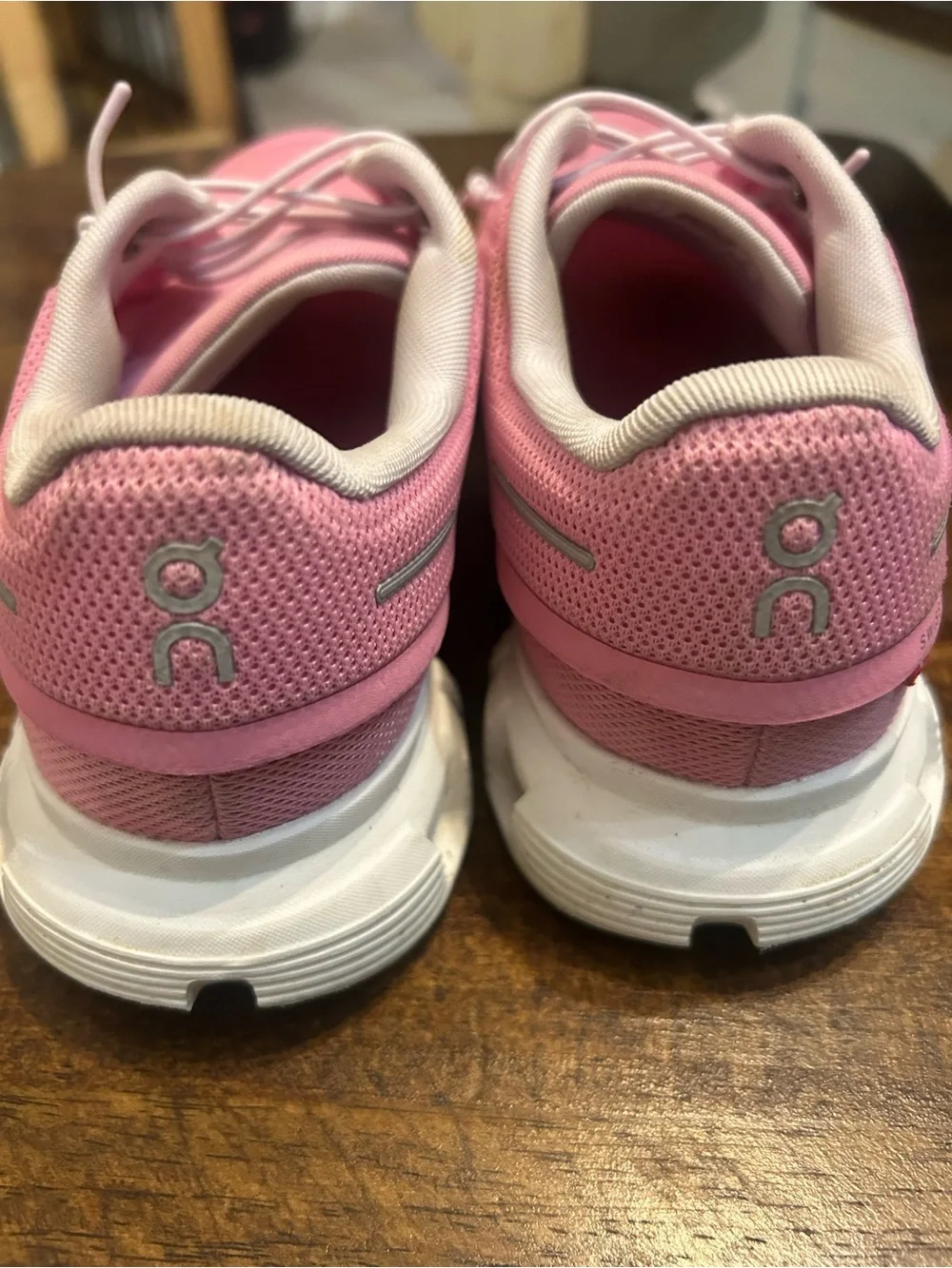 On Running Pink Women's Athletic Sneakers - Picture 5 of 11